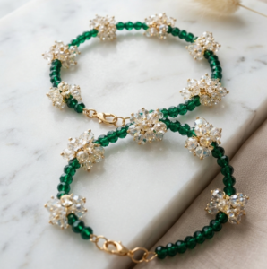 Beaded Kashmiri Bangles Pair of 2