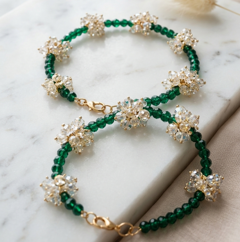 Beaded Kashmiri Bangles Pair of 2
