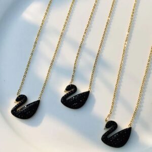 Premium Stainless Steel Swan Necklace | Elegant Anti-Tarnish Everyday Wear Collection